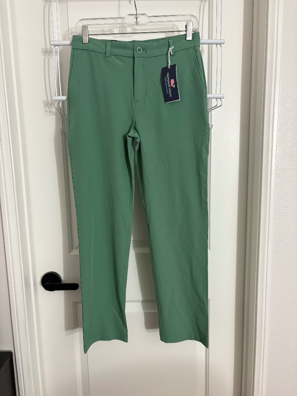 Vineyard Vines Boys Performance Breaker Pants Green Size 16